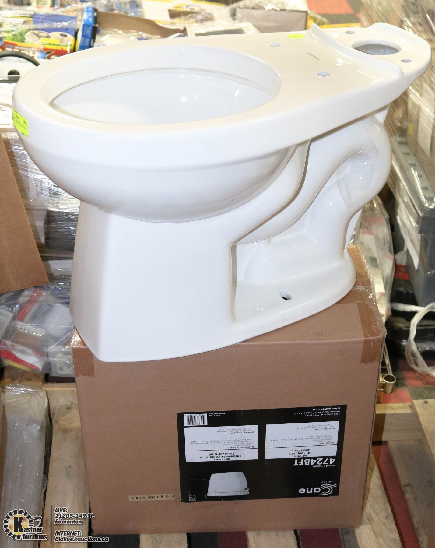 NEW CONTRAC TOILET WITH 14" LINED TANK