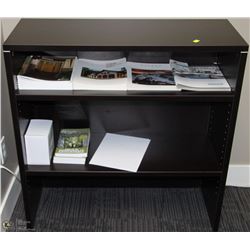 2 TIER ESPRESSO SHELF UNIT 35X14X36