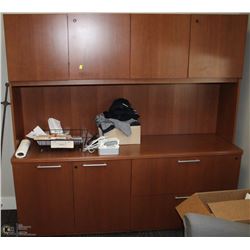 OFFICE STORAGE CABINET WITH HUTCH 72X20X70