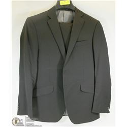 2PC BELLISSIMO BLACK SUIT SIZE 40R JACKET 34R