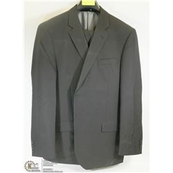 2PC BELLISSIMO BLACK PINSTRIPE SUIT SIZE 46T