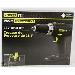 POWER IT 18V DRILL KIT
