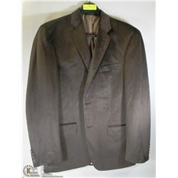 GRAFTON BROWN SUEDE-LIKE 40T SUIT JACKET