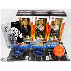 COLLECTION OF GRETZKY/OILERS COLLECTIBLES.