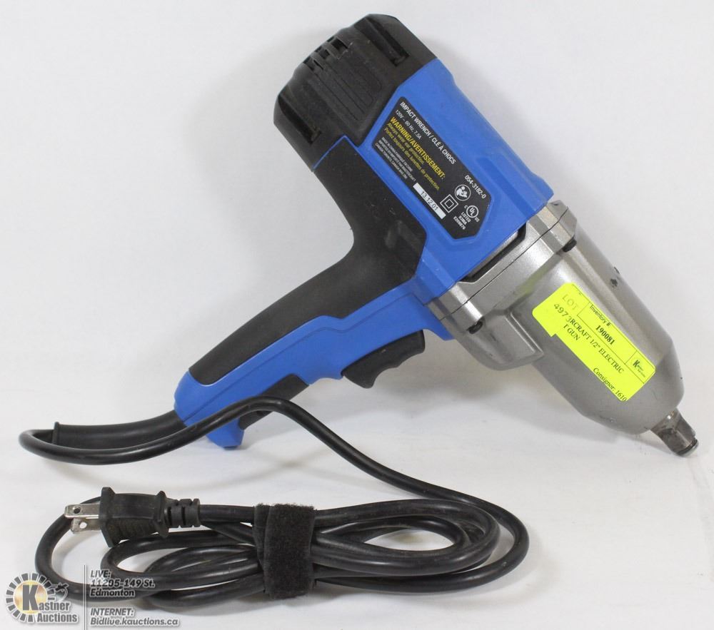 MASTERCRAFT 1/2" ELECTRIC IMPACT GUN