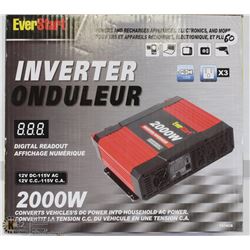 NEW EVERSTART 2000 WATT INVERTOR