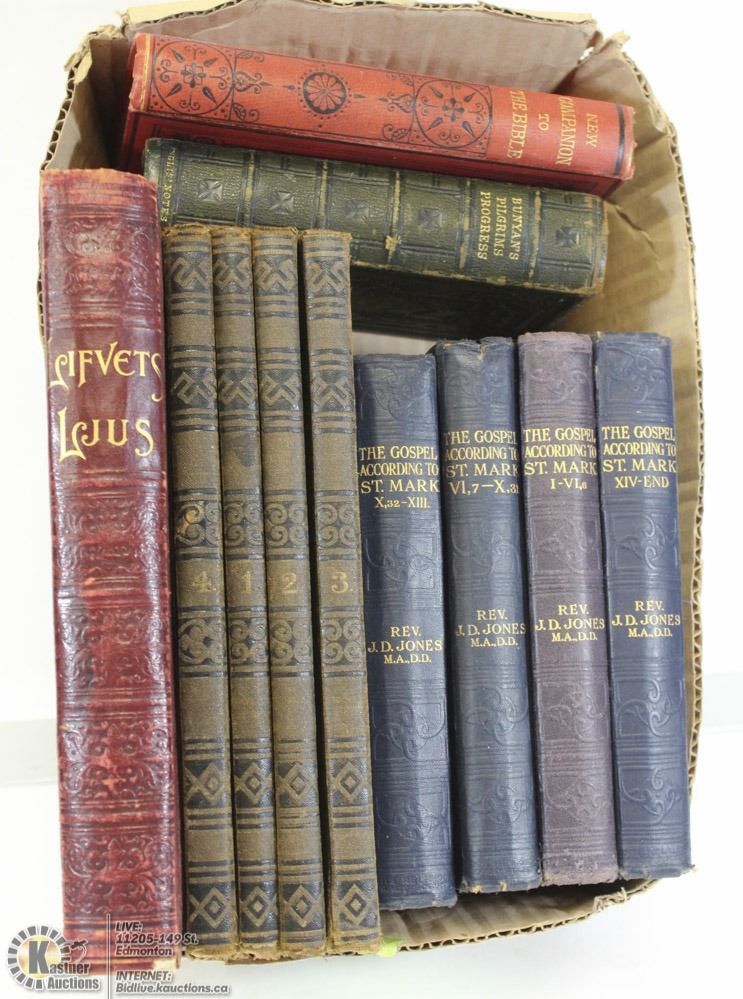 11 ANTIQUE RELIGIOUS BOOKS