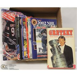 LOT OF WAYNE GRETZKY BOOKS  AND MORE