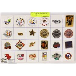 COLLECTOR PACK " VARIETY #3 " LAPEL PINS
