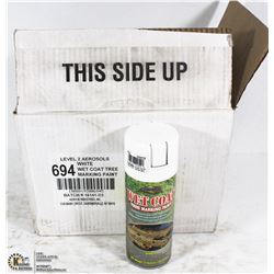 CASE OF 12 WET COAT TREE MARKING PAINT WHITE