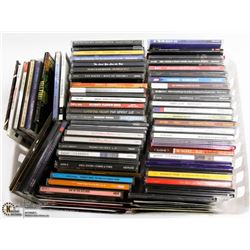WHITE BIN W/OVER 75 MUSIC CDS INCL. OLD