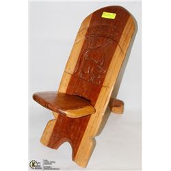 AUTHENTIC AFRICAN SOLID WOOD CARVED