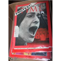 22 VINTAGE RETRO TIME MAGAZINES