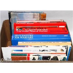 LOT OF 10 WAR HISTORY HARD COVER BOOKS AND