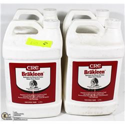 FOUR 3.78L JUGS OF BRAKLEEN