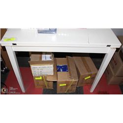 SWIVEL CRAFT TABLE - UNFOLDS TO DOUBLE TOP SIDE