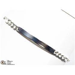 3) STERLING SILVER MEDICAL ALERT BRACELET