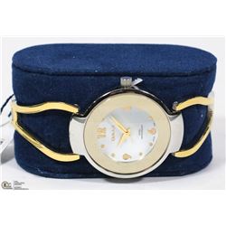 OMAX SILVER & GOLD TONE WATER RESISTANT STAINLESS