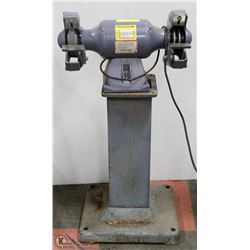BALDOR .75HP GRINDER/BUFFER WITH STEEL STAND