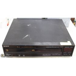 SONY 5 DISC CD PLAYER 8 TIMES OVERSAMPLING AND