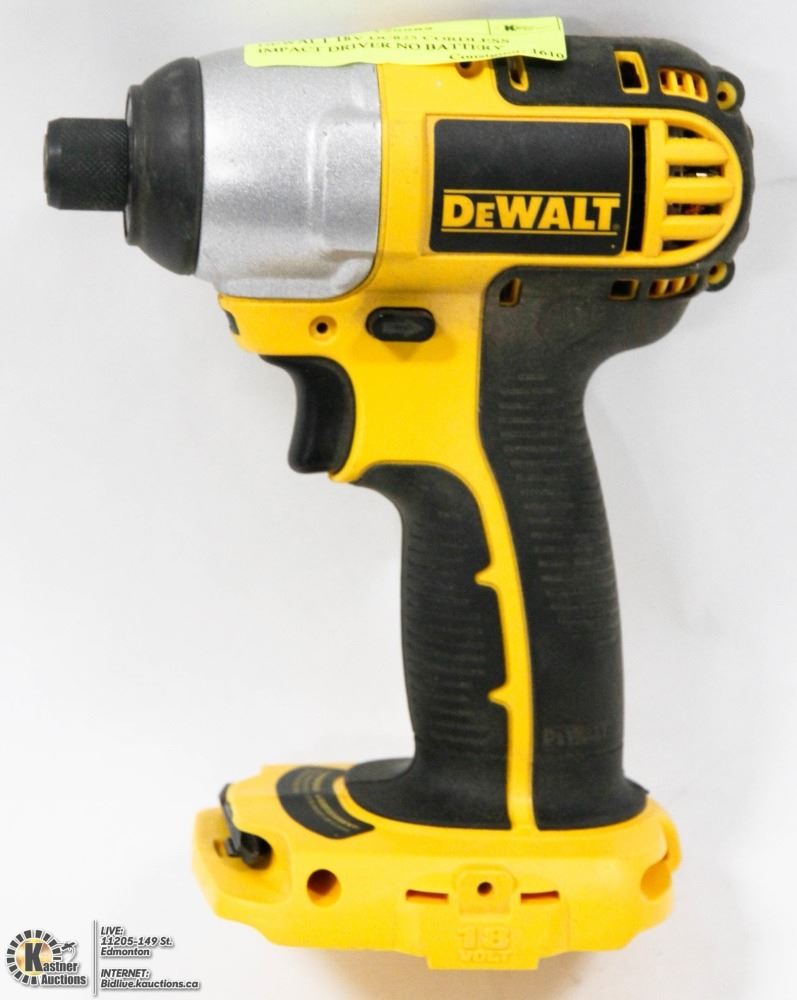 DEWALT 18V DC825 CORDLESS IMPACT DRIVER NO BATTERY 1 2 inch dewalt impact driver