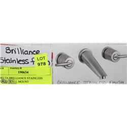 DELTA BRILLIANCE STAINLESS FINISH WALL MOUNT