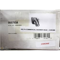 LOT OF 4 DELTA COMMERCIAL SHOWER HEADS CHROME