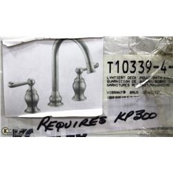 KOHLER LYNTIER DECK MOUNT BATH FAUCET BRUSHED