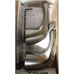 LOT OF 2 DELTA CORE METAL LEVER HANDLES