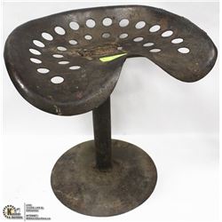 ANTIQUE CUSTOM TRACTOR SEAT STOOL