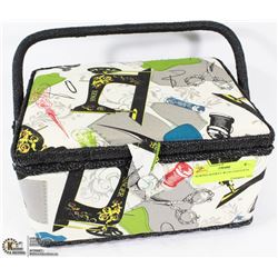 SEWING BASKET WITH CONTENTS