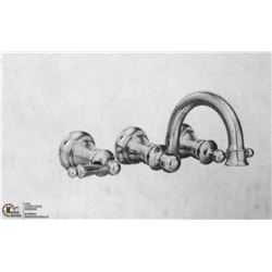 MOEN WATERHILL CHROME 2 HANDLE WALL MOUNT BATHROOM