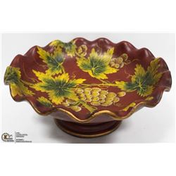 NEW RED EFFENDI  ACCENTS TABLE CENTER PIECE BOWL