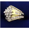 Image 2 : 1 1/2 ct TW Designer Diamond Ring