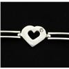 Image 2 : Italian Made Diamond Heart Bracelet