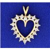 Image 1 : Diamond Heart Pendant