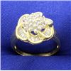 Image 1 : Over 2cts TW Diamond Flower Ring
