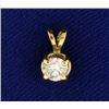 Image 1 : 1/4ct Diamond Pendant