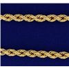 Image 2 : 30 1/2 Inch Rope Style Neck Chain