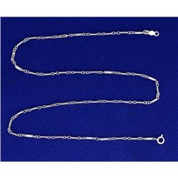 Unique 14 1/2 Inch Bar Neck Chain