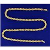 Image 1 : Heavy Rope Style Neck Chain