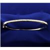 Image 1 : 1/2ct TW Diamond Bangle Bracelet