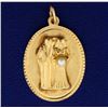 Image 1 : Bride and Groom Marriage Pendant with Pearl