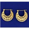 Image 1 : Crescent Shape Designer Earrings