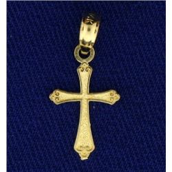 14k Gold Cross Charm or Pendant