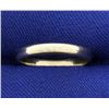 Image 1 : Thin White Gold Wedding Band Ring