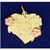 Image 1 : #1 Aunt Pendant or Charm in 14k Gold