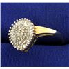 Image 2 : 1 ct TW Pear Shaped Large Diamond Cocktail Ring