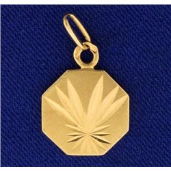 Palm Tree Frond Design Pendant