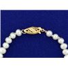 Image 2 : Vintage Akoya Pearl Bracelet with 14k Gold Clasp